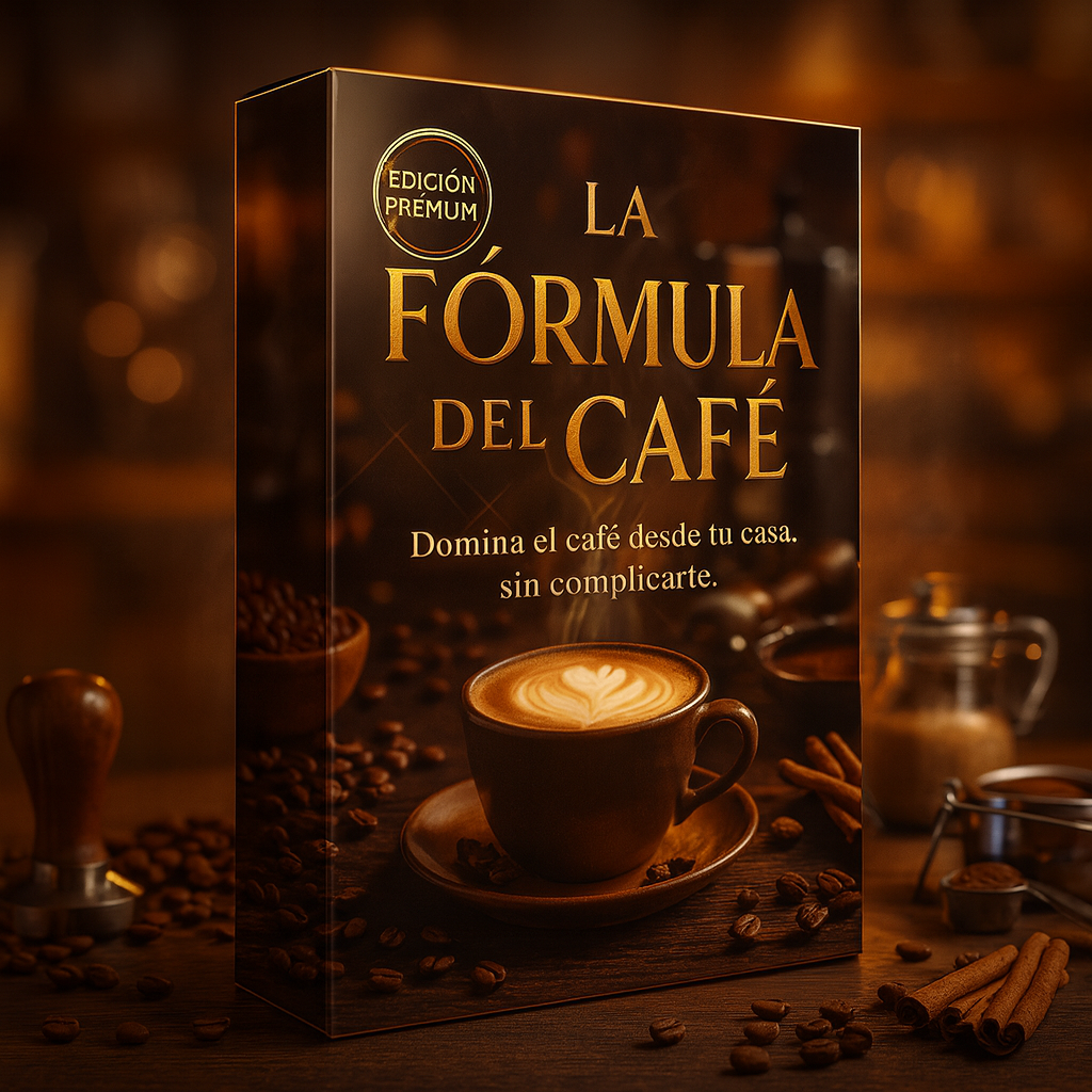 ☕ LA FÓRMULA DEL CAFÉ  🔥 +300 RECETAS PARA PREPARAR BEBIDAS DE NIVEL CAFETERÍA EN CASA Y HASTA EMPEZAR A VENDERLAS.